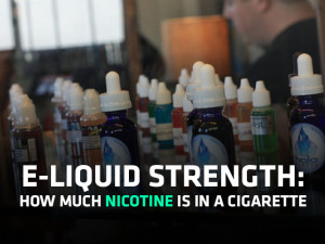 E-liquid Strength: How much Nicotine is in a Cigarette
