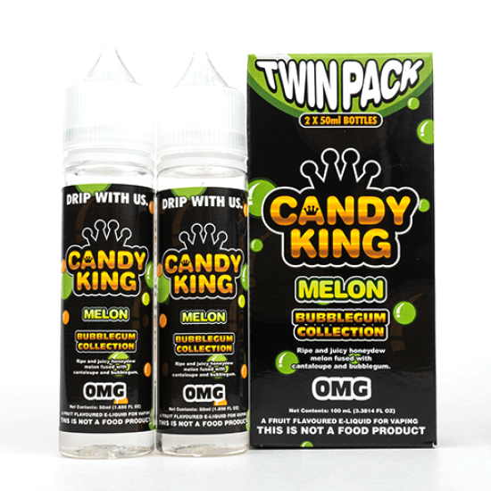 Candy King Melon E-Liquid Bubblegum Collection Twin Pack