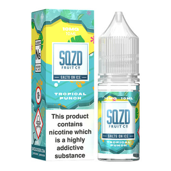 Tropical Punch ON ICE Nic Salt by SQZD - 10ml