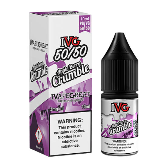 IVG 50/50 Apple Berry Crumble E-Liquid