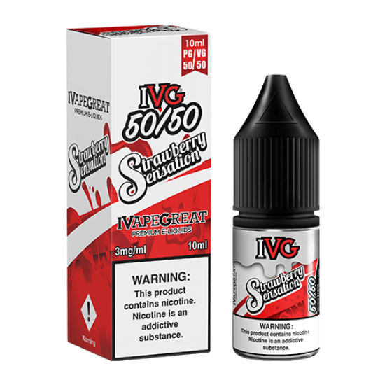 IVG 50/50 Strawberry Sensation E-Liquid
