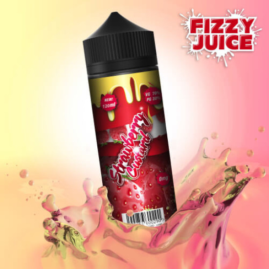 Strawberry Custard by Fizzy E-Liquid | 100ml Short Fill