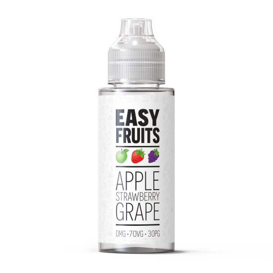Easy Fruits Apple Strawberry Grape 100ml Short Fill