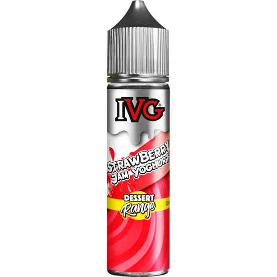 IVG Strawberry Jam Yoghurt 50ml E-Liquid Shortfill